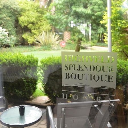 Highveld Splendour Boutique Bed And Breakfast Ermelo Zewnętrze zdjęcie